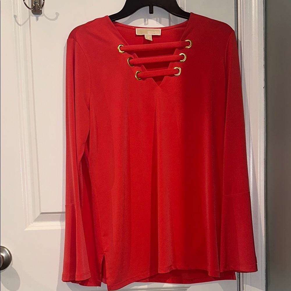 💋 Michael Kors Lace-Up Women's Top